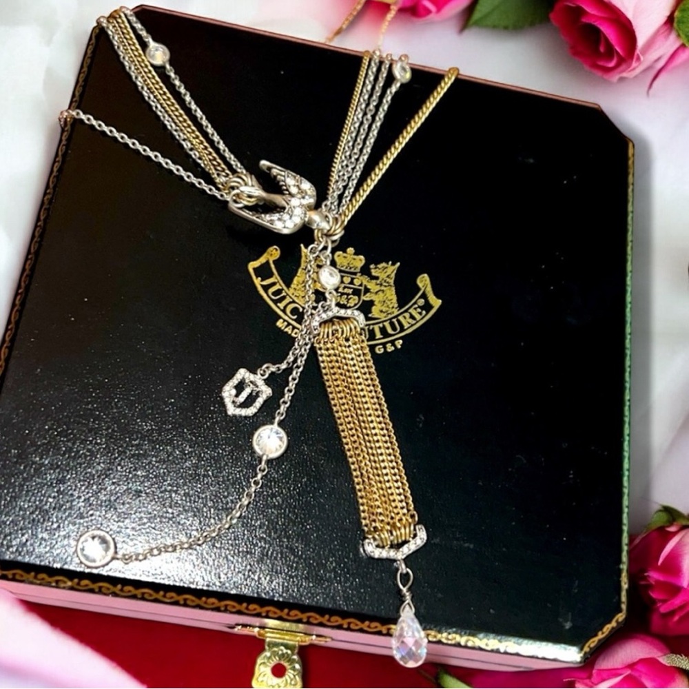 RARE HTF Vintage multi chain sparrow Juicy Couture necklace.